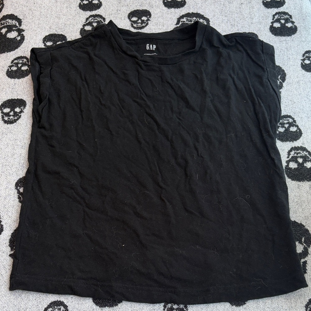 GAP Jet Black Casual Tee sz S